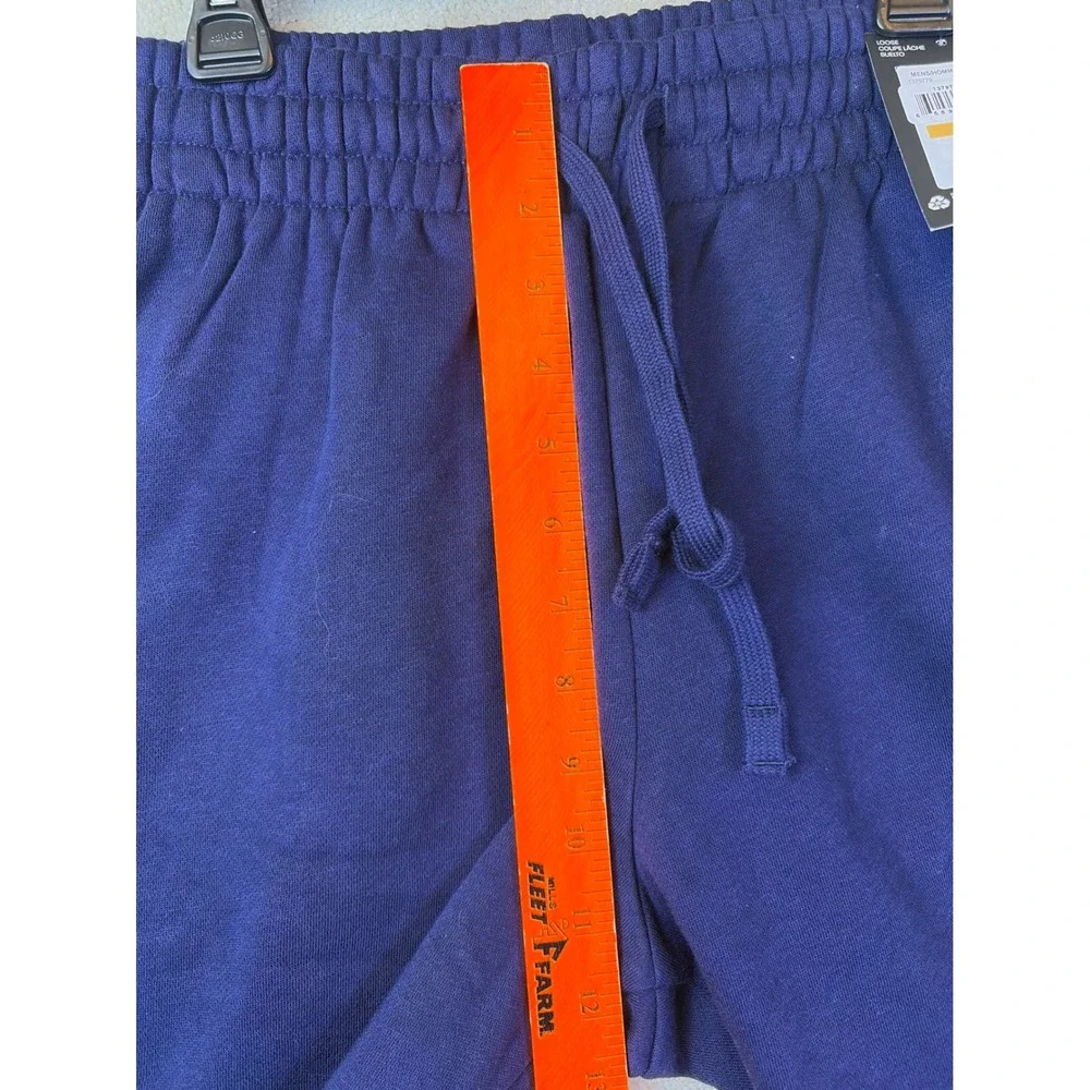 Under Armour Rival Fleece Shorts Mens Small Navy Blue Loose Fit 1379779-410-SM